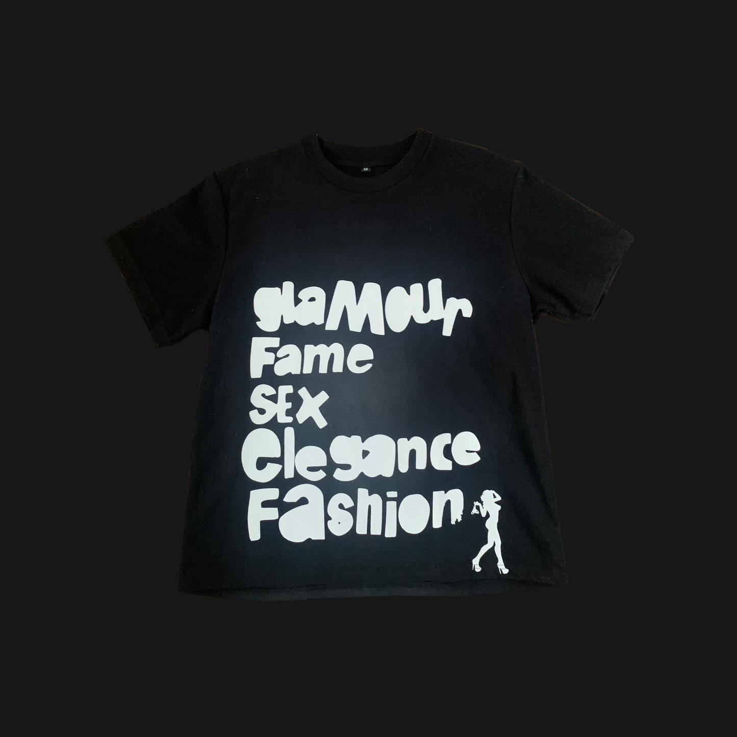 Glamour T-Shirt Black